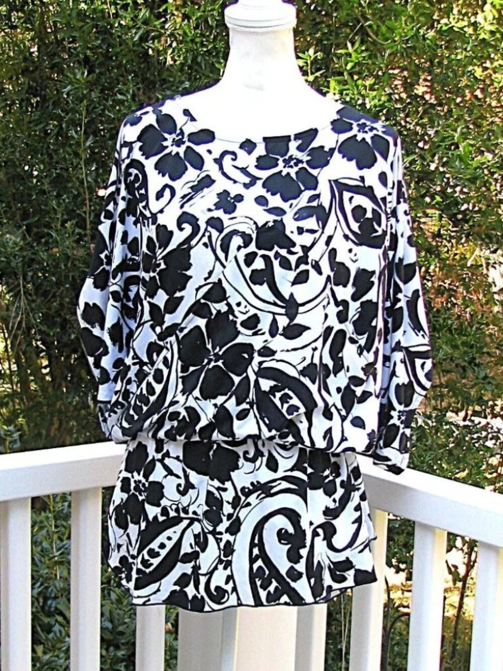 Anne Cole Signature Estilo beach swim coverup top S/M pullover style